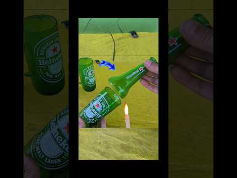how to cut glass bottle with wire Annealed simple genius idea