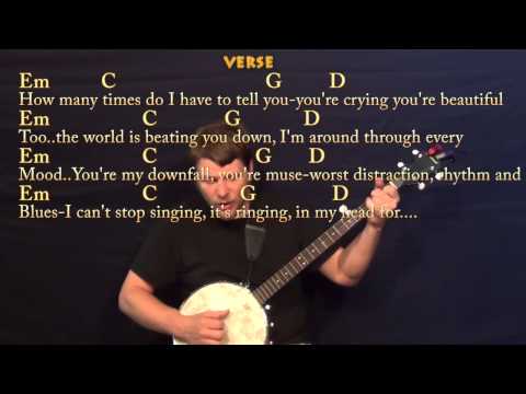 All Of Me (John Legend) Banjo Cover Lesson with Chords / Lyrics