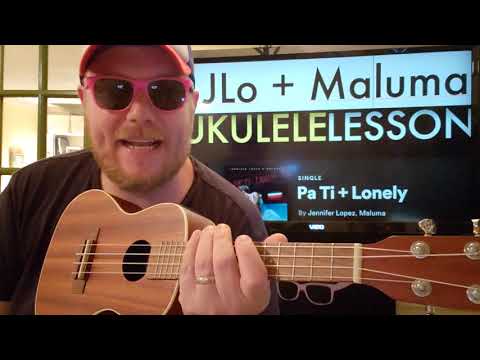 Ukulele: How To Play Pa Ti Jennifer Lopez + Maluma // easy ukulele tutorial beginner lesson chords
