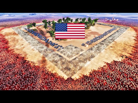 50,000 SPECIAL FORCES DEFENDING OASIS FROM 2,000,000 ROMAN GENERALS - UEBS 2 | BATTLE SIMULATOR 2