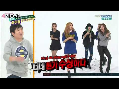 4NIAVNVietsub 150211 Weekly Idol ep 185   4Minute  Crazy    Part 1