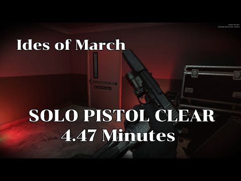 Ready or not 1.0 - Ides of March (Solo Pistol Clear in 4.47 Minutes!!!!)