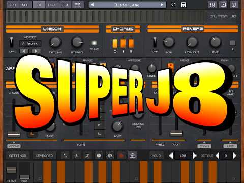 Super J8  - Analog Vintage Synth - Inspired by The Jupiter 8 - Let's Check it Out - iPad