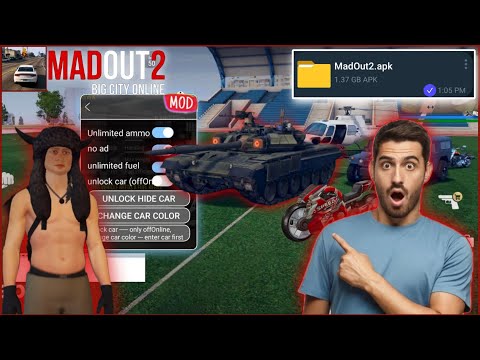 “MadOut2 Mod APK – All Cars Unlocked #madout2 