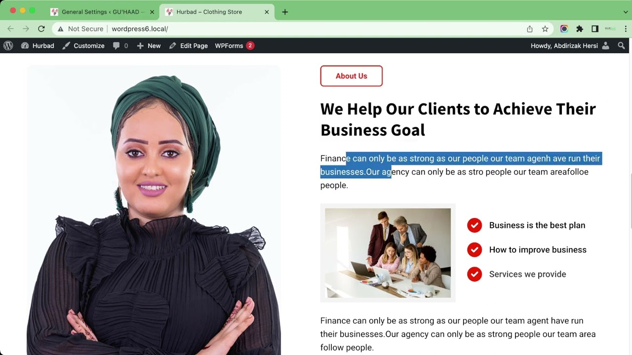 KOORSO CUSUB: WordPress 6 Complete Training - AfSomali