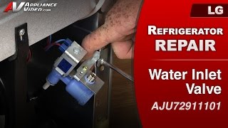 LG Refrigerator Will Not Make Ice - Water Inlet Valve Repair