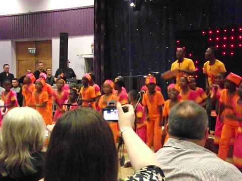 singing childen of africa -beancross 5/6/15 singing flower of scotland