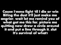 Eminem ft. Liz Rodrigues Survival Lyrics(Call of ...
