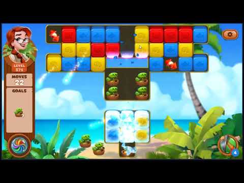 Lost Island Blast Adventure Level 571 - NO BOOSTERS 🏝️ | SKILLGAMING ✔️