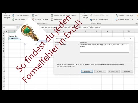 So findest du jeden Excel Formelfehler - GARANTIERT!