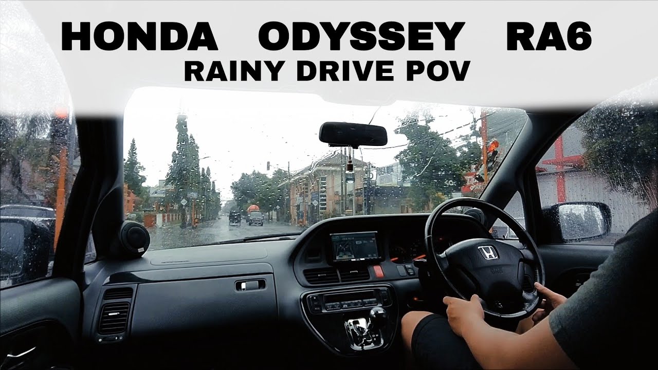 Passenger POV | Honda Odyssey RA6 Absolute 2003 | Rainy ...