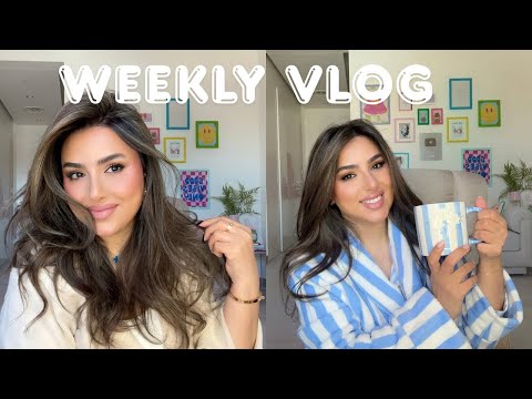 Vlog of the week 💕رجعت الكويت صبغة شعري /مشتريات شي إن/ قهوه يديده/سيفورا