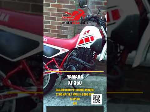 Yamaha XT 350 - Video 1