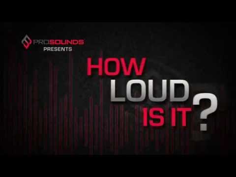 HOW LOUD IS IT? Rock Concert w/Prosounds H2P