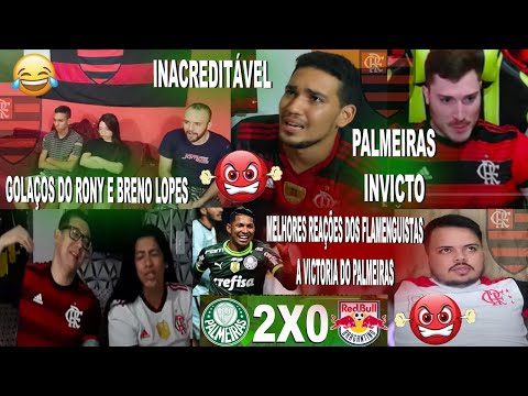 MELHORES REAÇÕES DOS FLAMENGUISTAS AO PALMEIRAS 2X0 BRAGANTINO COM SHOW DO RONY E BRENO LOPES