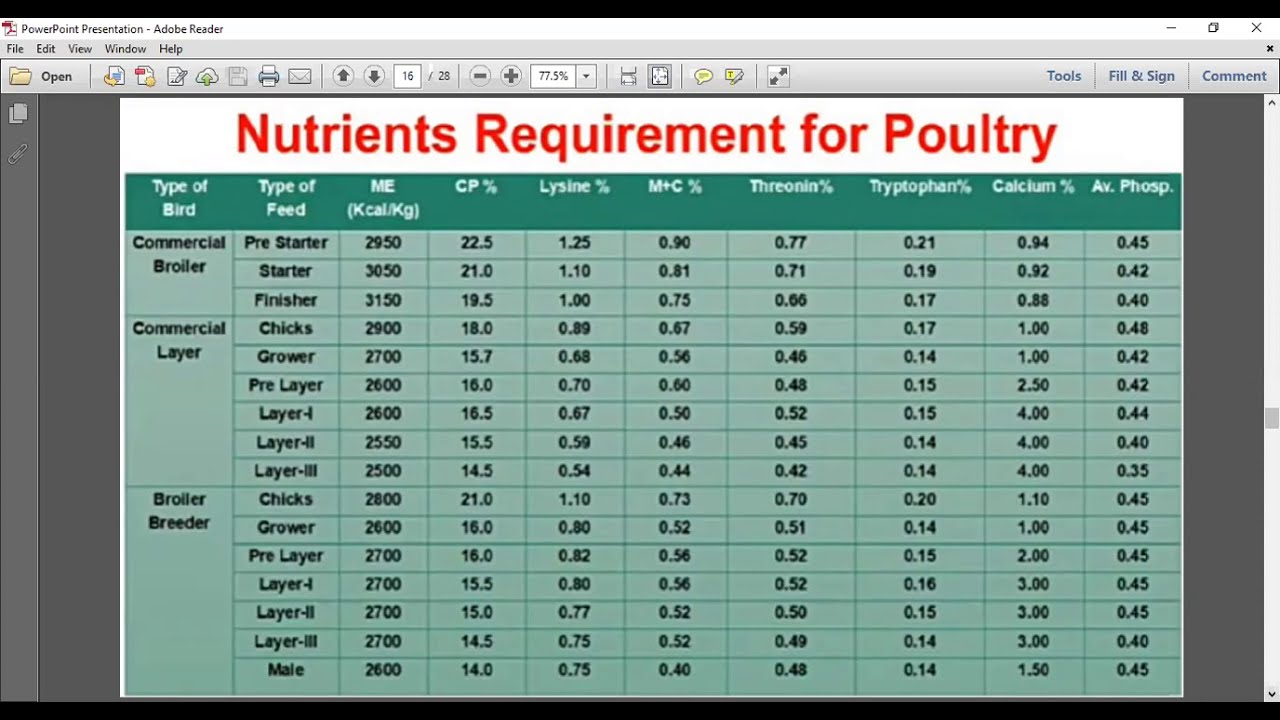 Poultry Feed Formulation & Feeding Economics