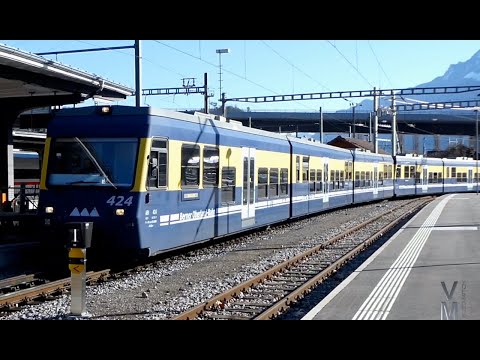 Swiss Trains: Interlaken Ost Interlude - 27Feb22