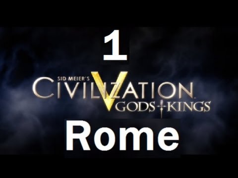 Let's play Civ 5: Gods & Kings (Rome) in HD - Part 1