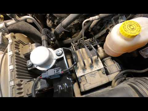 Jeep JK brake vacuum pump replacement (brake booster pump)