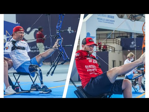 Aleksandr Gombozhapov v Matt Stutzman – compound men open gold | Dubai 2022 World Para