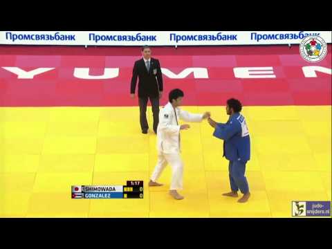 Judo 2013 World Masters Tyumen: Shimowada (JPN) - Gonzalez (CUB) [-90kg] bronze