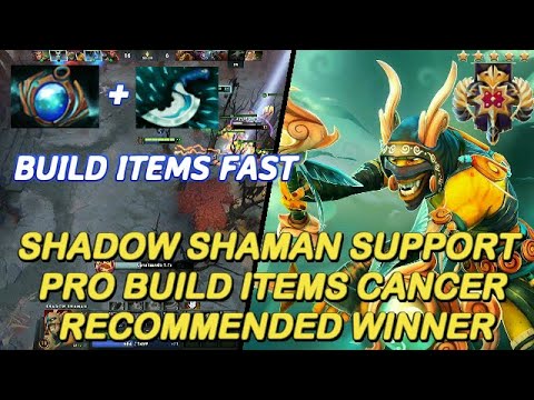 Dota 2 - New 7.26 Shadow Shaman Support Pro Aether Lens and Blink Dagger Items / NashDota Winner