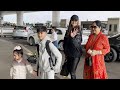 Shilpa Shetty With Mom And Children Spotted At Airport