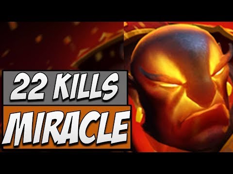 Liquid.Miracle Ember Spirit with 22 Kills | Dota Gameplay
