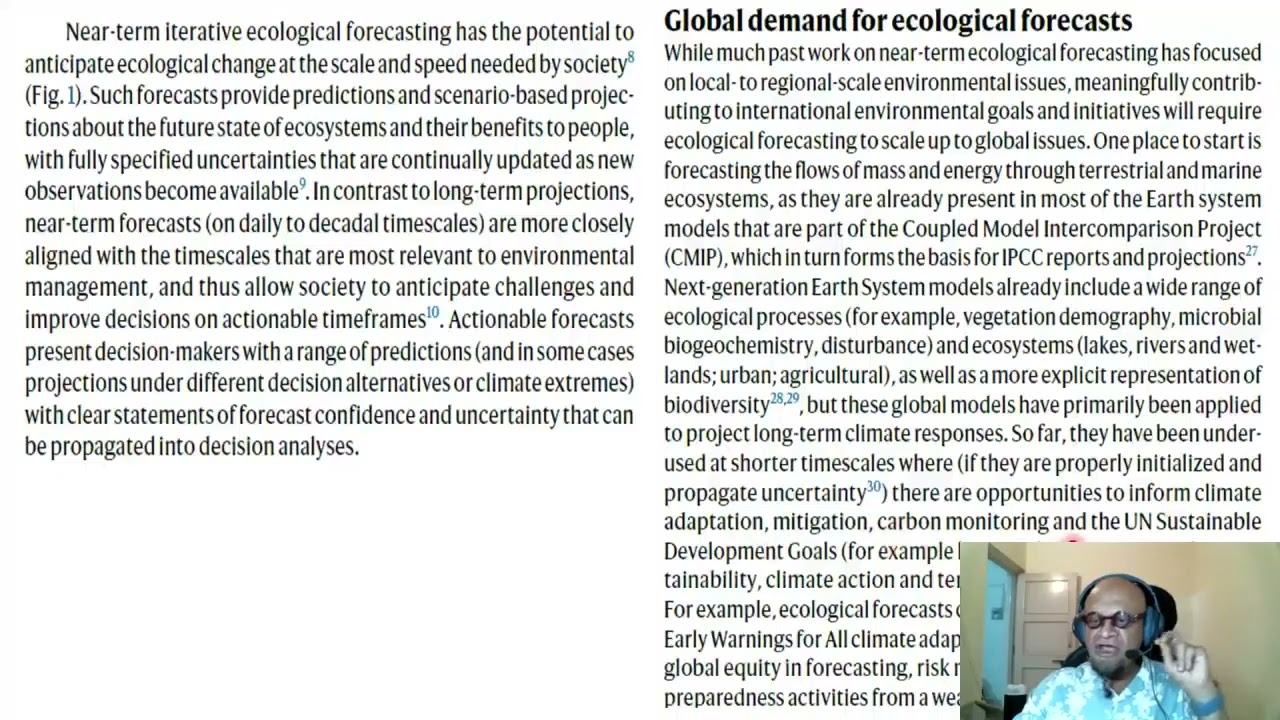 35 - Can Near-Term or Decadal Ecological Forecasting Help with Climate Action?