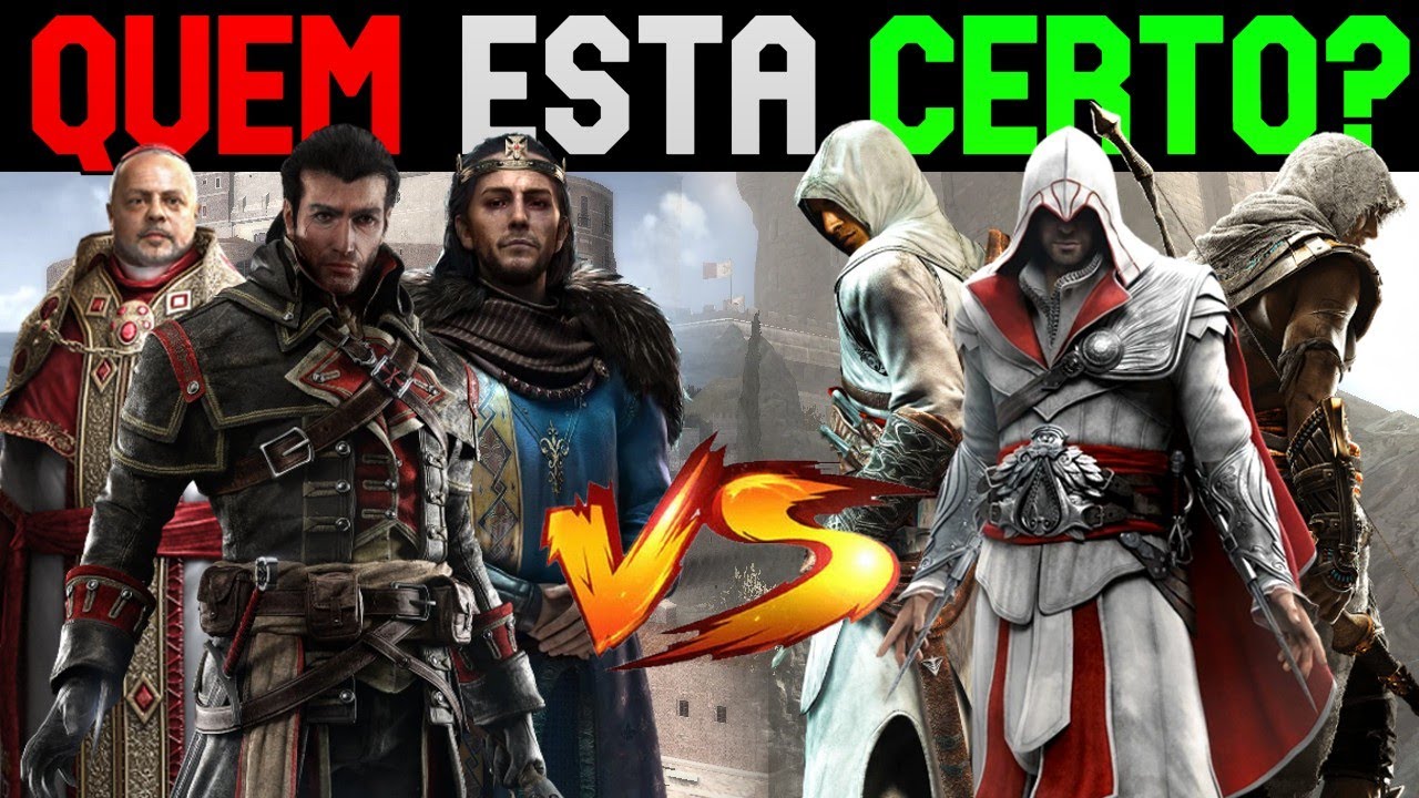 ASSASSINOS OU TEMPLÁRIOS, QUEM TEM RAZÃO?