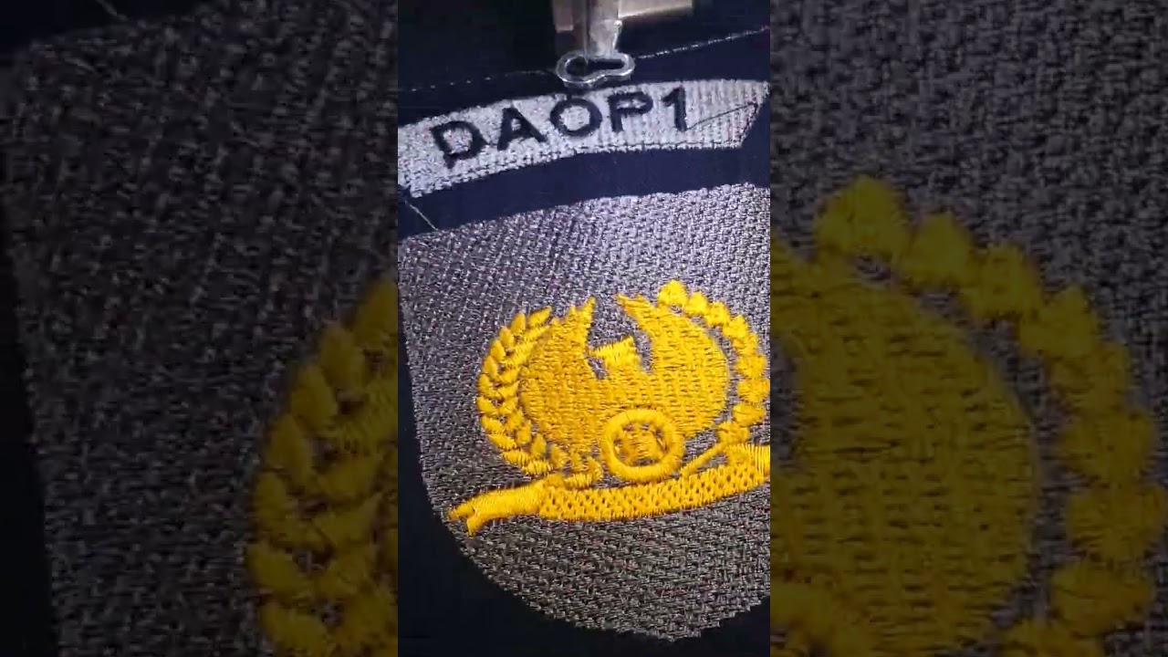 WAHANA DAYA PERTIWI, Kereta Api, DAOP 1 Jakarta, Proses Bordir Seragam R6 Navy