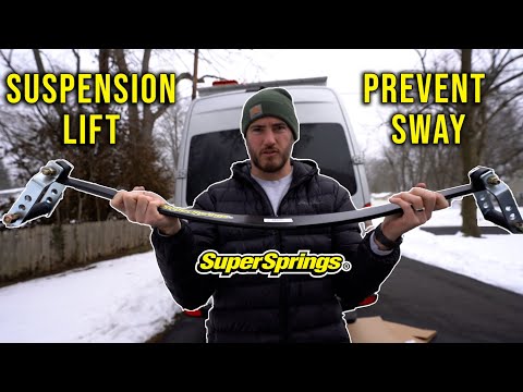 Installing SuperSprings on Our Sprinter Van - I wish we did this sooner!