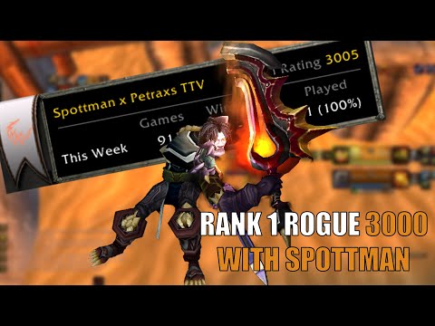 Petraxs - Rank 1 Rogue - Classic TBC PvP - 3005 Rating
