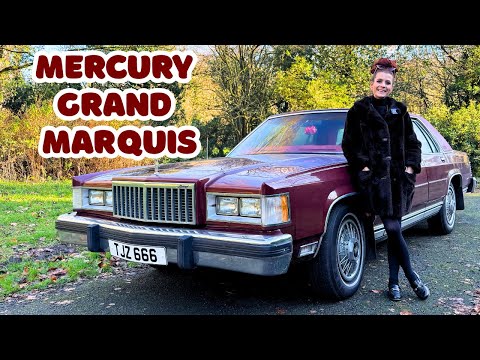 Mercury Grand Marquis - a cool American 1980s sedan (saloon)