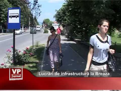 Lucrări de infrastructură la Breaza