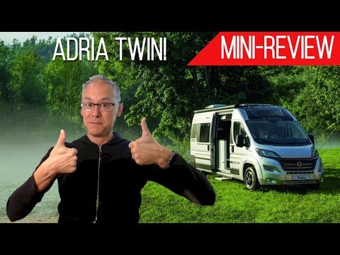 Mini-Review | 2019 Adria Twin Supreme | A Luxury Camper Van with an Innovative Bathroom!