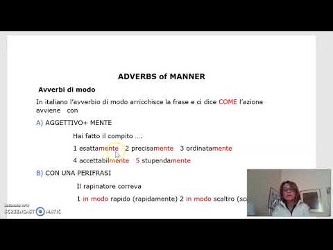 Registrazione ADVERBS of MANNER- Prof.ssa Rosanna Airoldi IC Maria Piazzoli