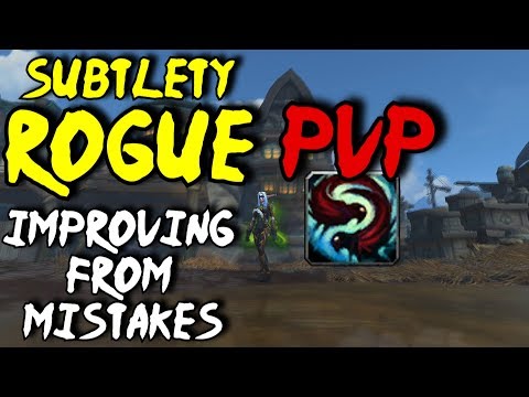 Improving From Your Mistakes! - Subtlety Rogue/Fire Mage 2v2 2100-2200mmr - 8.1.5 PvP