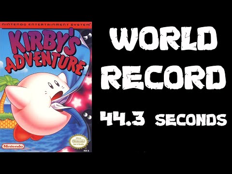 [Former WORLD RECORD] Kirby's Adventure (NES) speedrun in 44.3 seconds
