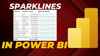 Download the video "How to create Sparklines in Power BI | by Sachin (Excellearn)"