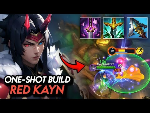 I TURNED RED KAYN INTO A PERFECT ASSASSIN! (LETHALITY ONE-SHOT BUILD) | WILD RIFT