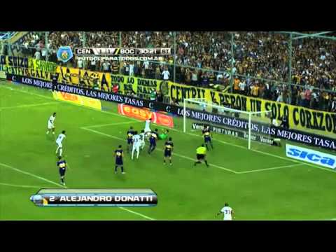 Gol de Donatti Central 2 Boca 1
