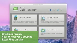 iSkysoft Data Recovery - How to Recover Corrupted Excel Files on Mac