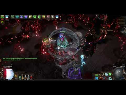 Sirus A8 Tanking all beams, facetanking all meteors, Path of Exile, Agonyca Arachnophobia Allstars