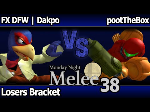 MNM 38 - FX DFW | Dakpo (Falco) vs pootTheBox (Samus, Dr Mario) - Losers Bracket