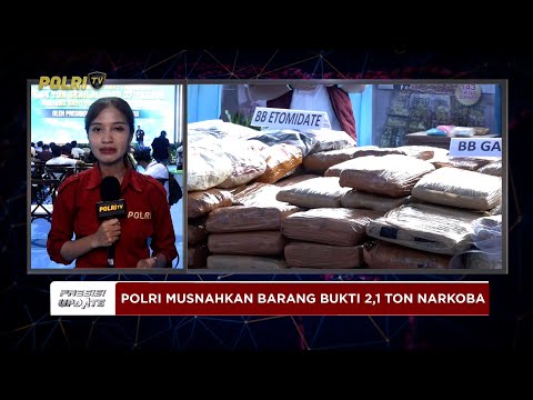 PRESISI UPDATE: LIVE REPORT - POLRI MUSNAHKAN BARANG BUKTI 2,1 TON NARKOBA 29/10/2025 (16.00)