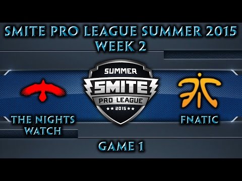 SPL: EU Week 2 - Fnatic vs. The Nights Watch (Game 1)