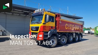 Camion-benne MAN TGS 41.480 10X8 NL-Truck BigAxle 10x8 22m3 Tipper Navi Euro 6 à vendre - Image 4 | Autoline BF Camion-benne MAN TGS 41.480 10X8 NL-Truck BigAxle 10x8 22m3 Tipper Navi Euro 6 | Image 4 - Autoline