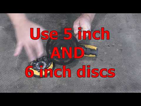 Use 5 AND 6 Inch Discs with Mirka Deros Sanders from 2Sand.com