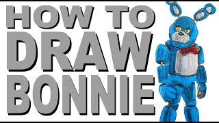 How to draw Bonnie (FNaF Movie)